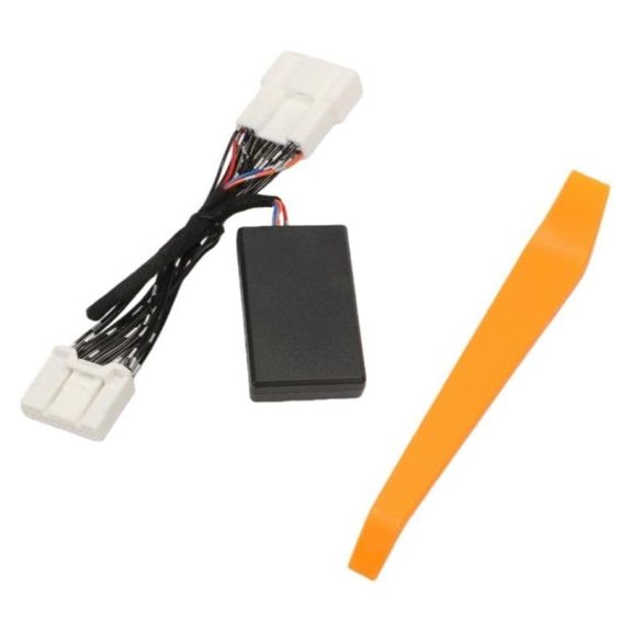 Start Stop Bypass Harness 12V for Vehicle Wiring Upgrade, Plug and Play Inline Control Box with Connector Pair for Commute Use Today