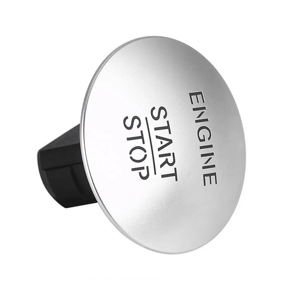 Start Stop Push Button Engine Ignition Switch Silver For Mercedes-Benz C250 C300 CL550 CLA250 CLS350 E350 GL350 GL450