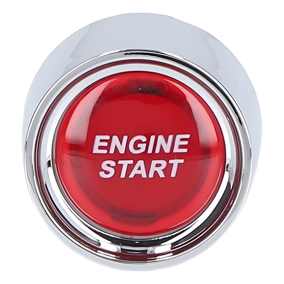 Start Stop Push For Engine Button Sticker, Alloy