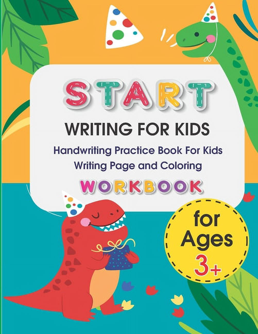 Start Writing for Kids: Handwriting Practice Book For Kids Writing Page ...