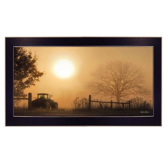 TrendyDecor4U Start Your Engines By Lori Deiter Framed Print LD896-712