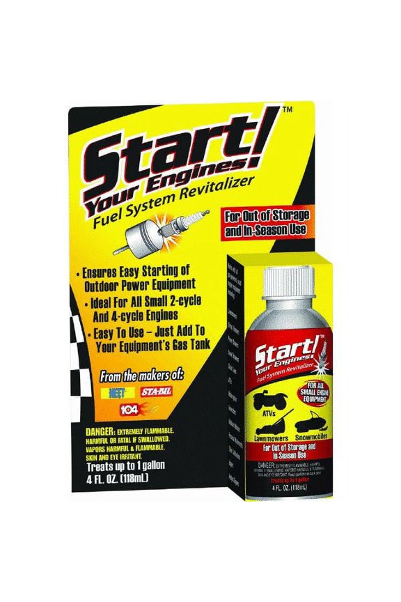 Start Your Engines! Fuel System Revitalizer, 4 Fl. Oz.