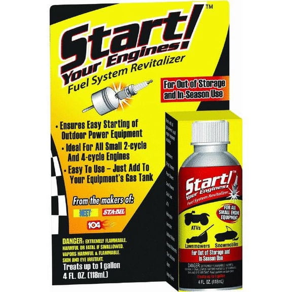 Start Your Engines! Fuel System Revitalizer, 4 Fl. Oz.