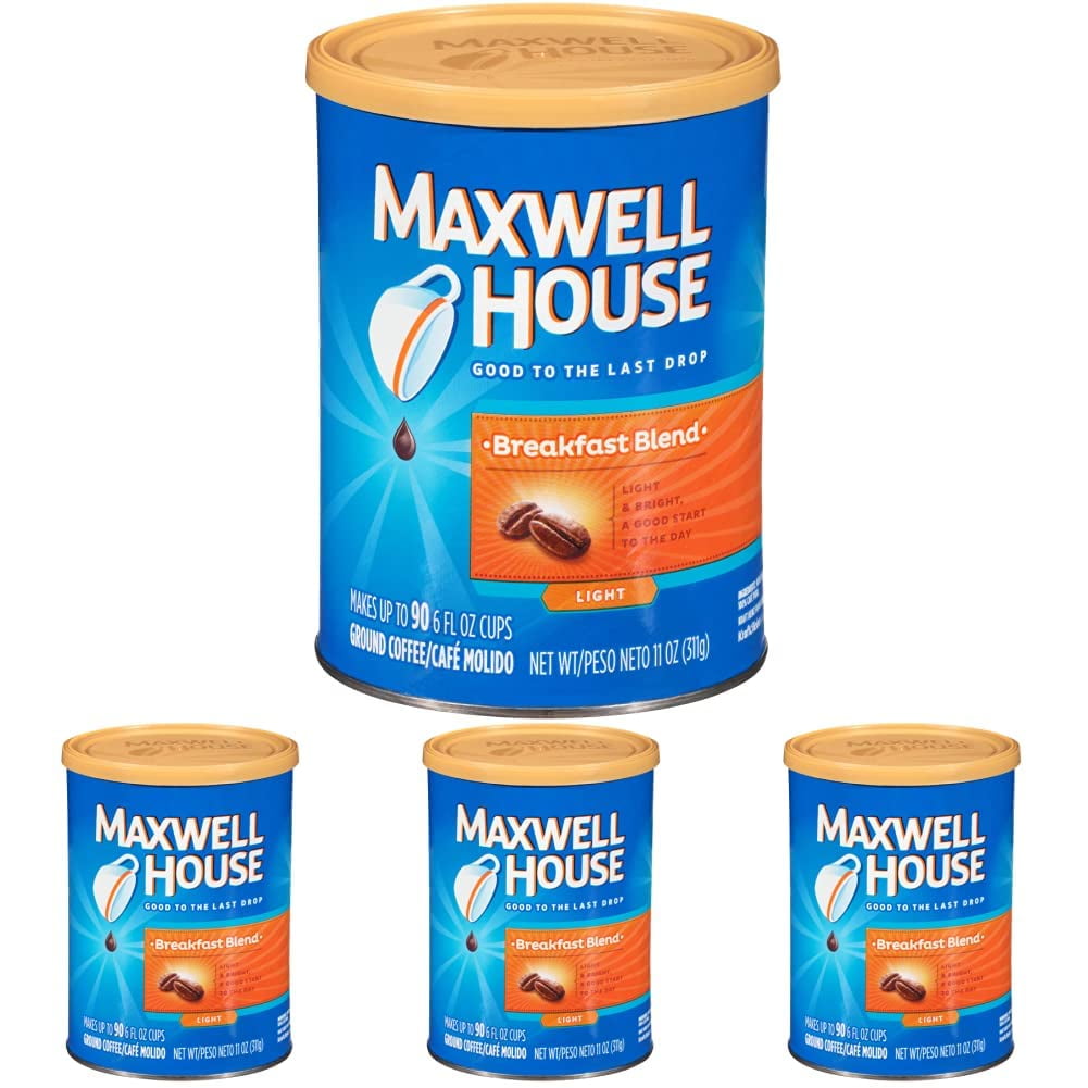 Start Your Morning with the Perfect Maxwell House Breakfast Blend Ground Coffee Light Roast