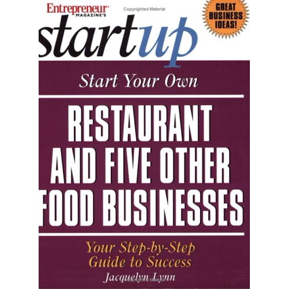 Pre-Owned Start Your Own Restaurant (and Five Other Food Businesses) (Paperback) 1891984268 9781891984266
