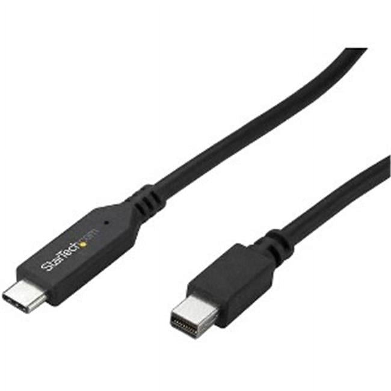 Startech  1.8M & 6 ft. USB-C to Mini DisplayPort Cable - Black - 6'