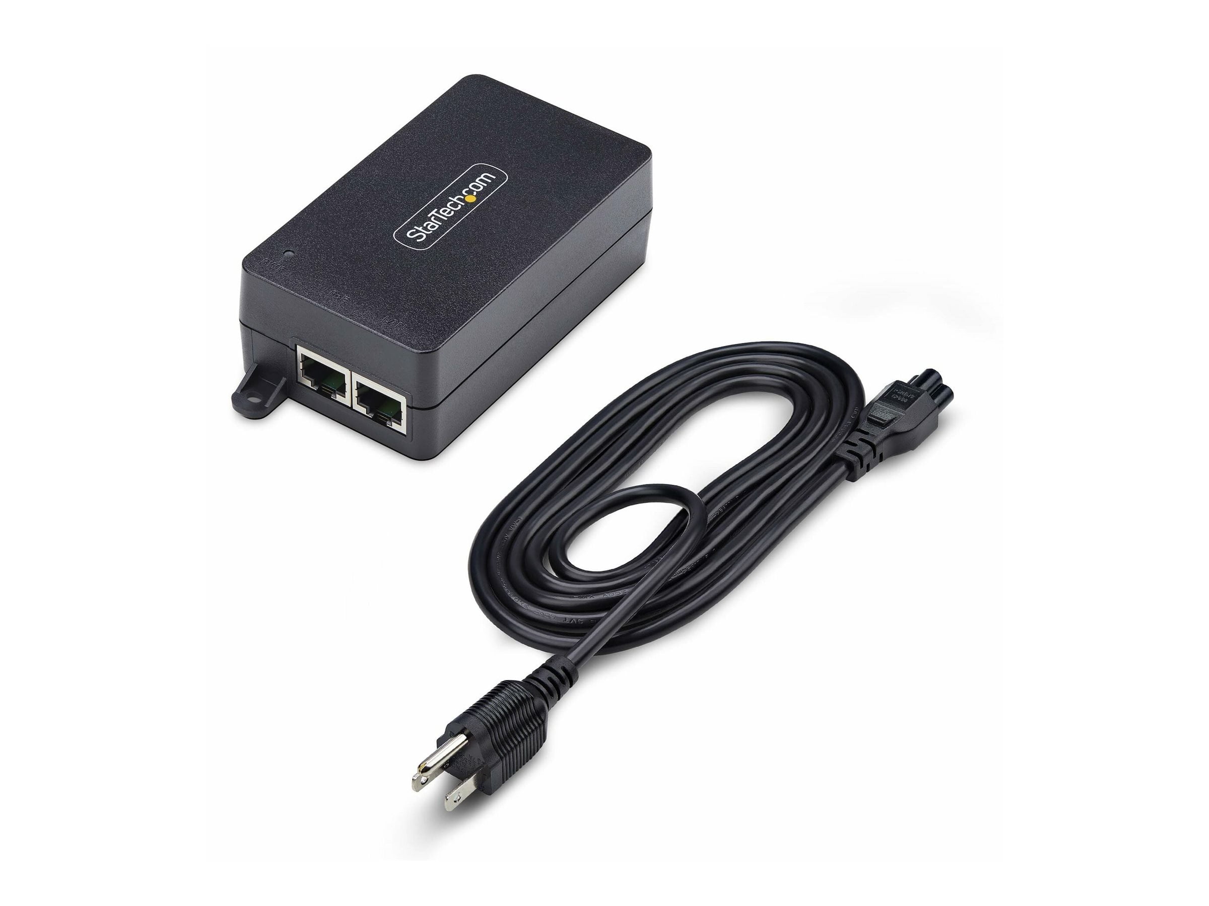 StarTech 1-Port 2.5GbE PoE+ Multi-Gigabit 10M/100M/1G/2.5G Ethernet ...