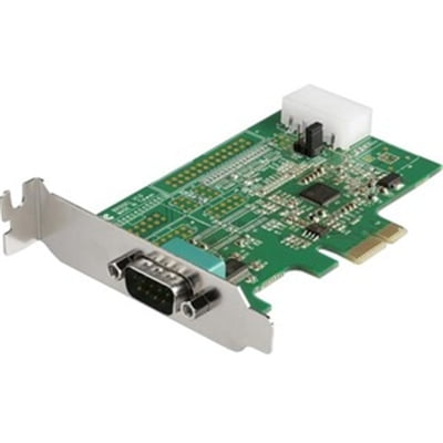 StarTech 1-port PCI Express RS232 Serial Adapter Card - PCIe Serial DB9 Controller Card 16950 UART - Low Profile - Windows/Linux (229985)