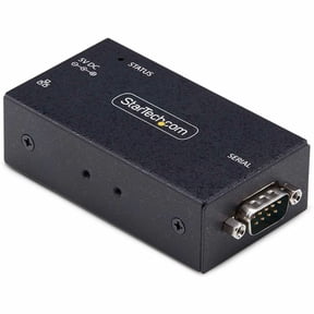 Startech 1-Port Serial to Ethernet Adapter, IP Serial Device Server For Remote RS232 Devices, Wall/DIN Rail Mount, LAN To DB9 Converter - Serial to Ethernet device server; Ideal for remote RS232 de...