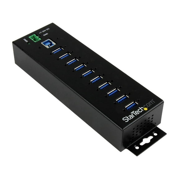 StarTech 10-Port Industrial USB 3.0 Hub HB30A10AME