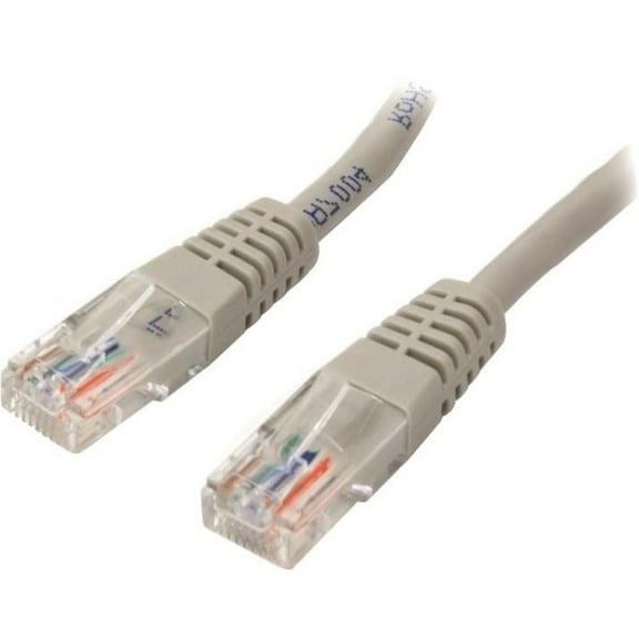 StarTech 100 ft Gray Molded Cat5e UTP Patch Cable