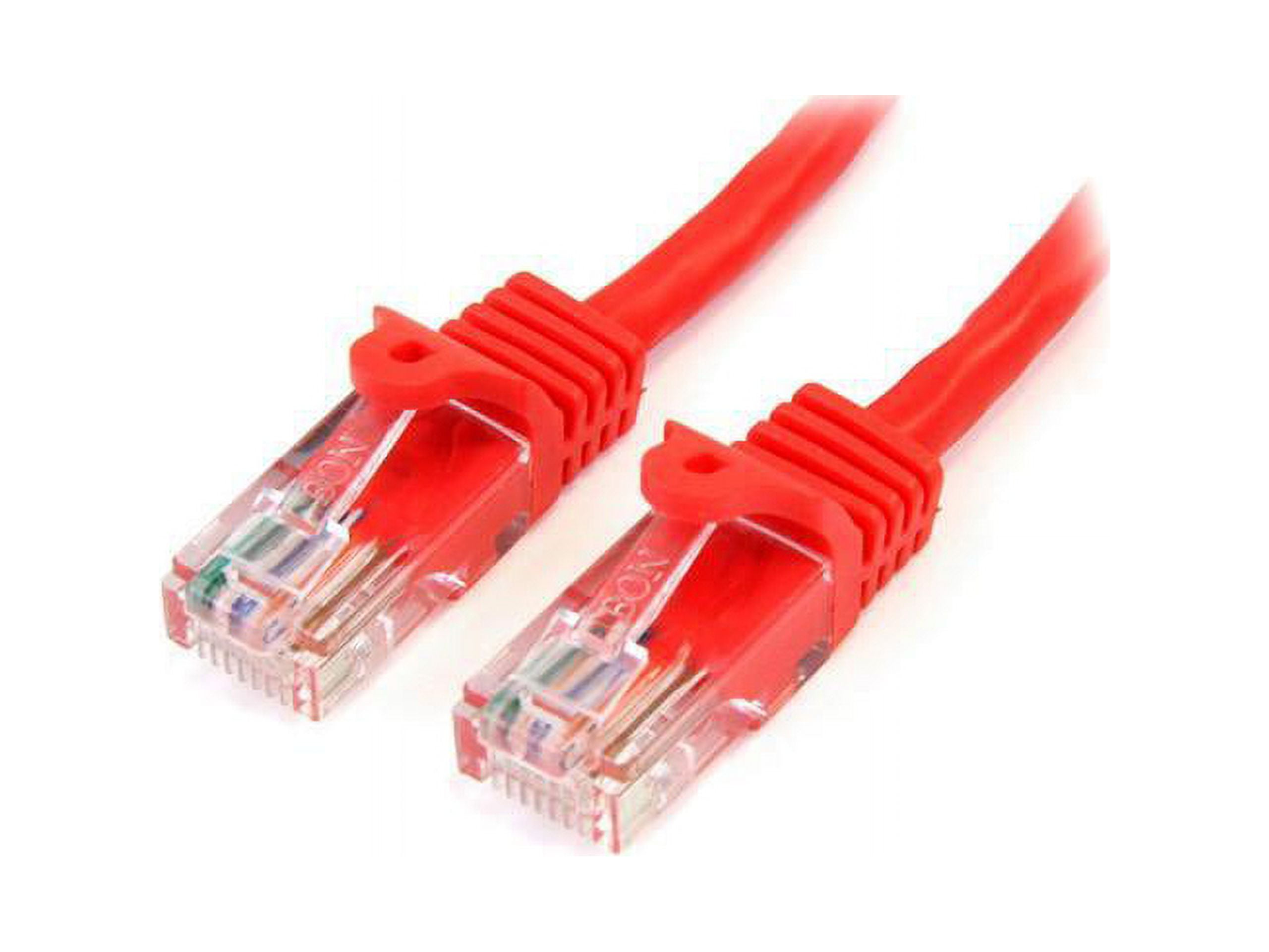 StarTech 15 ft Red Snagless Cat5e UTP Patch Cable (45PATCH15RD)