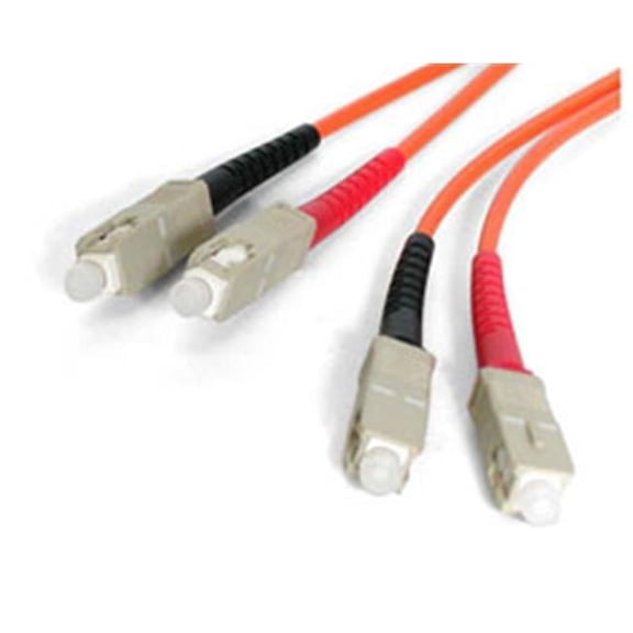 Startech 1m Multimode Duplex Fiber Optic Cable SC-SC - Orange - 3.28 ft (1 m)