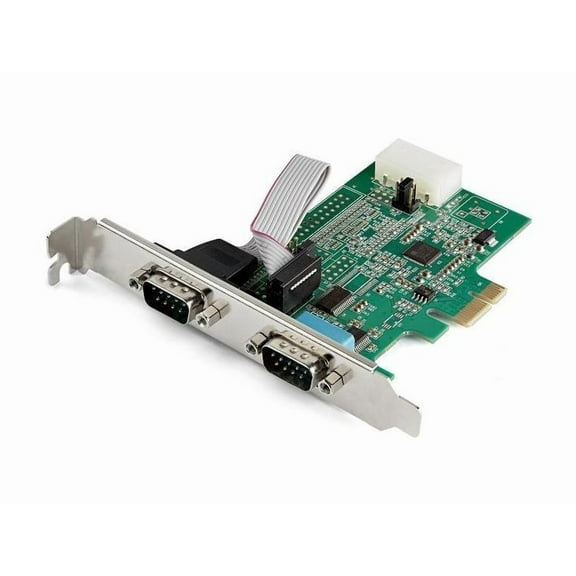 StarTech 2 Port PCIe RS232 Serial Adapter Card PEX2S953