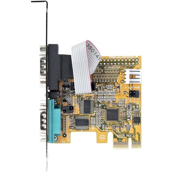 StarTech 2-Port PCIe to RS232 DB9 Serial Card 21050PCSERIALCARD