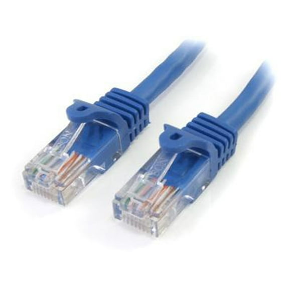 StarTech.com Cat5e Ethernet Cable20 ft - Blue - Patch Cable - Snagless Cat5e Cable - Network Cable - Ethernet Cord - Cat 5e Cable - 20ft