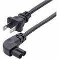 thumbnail image 1 of StarTech 3ft 1m Laptop Power Cord NEMA 1-15P to Right Angle C7 7A 125V 18AWG Replacement Laptop Charger Cable UL Listed TAA, 1 of 4