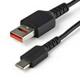 thumbnail image 1 of Startech.com 3ft (1m) Secure Cable, Type-a To Type-c Data Blocker -only Cable, No-data -only Cable For Phone/tablt, Data Blocking Protector Adapter Cable - 5v At 2.4a (12w Max) (usbschac1m) - Usb, 1 of 5