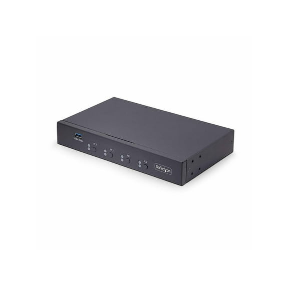 StarTech 4-Port Dual-Monitor DisplayPort KVM Switch, 4K 60Hz P4DD46A2-KVM-SWITCH