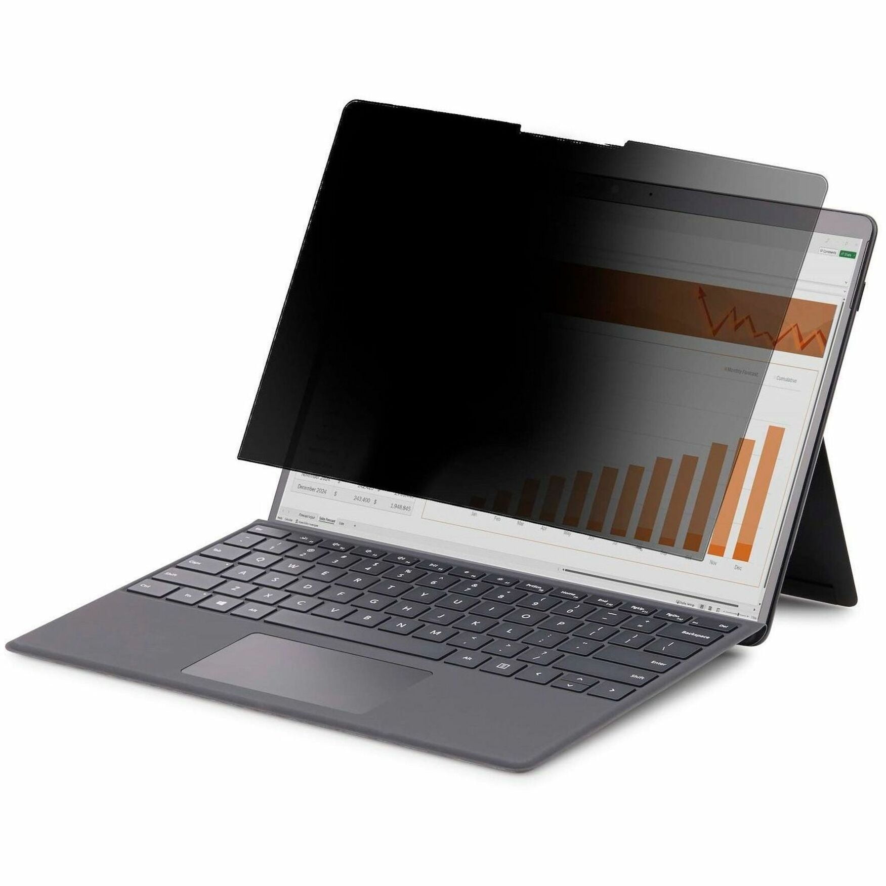 Startech 4-Way 12.4in Surface Laptop Go 1/2/3 Privacy Screen Filter ...