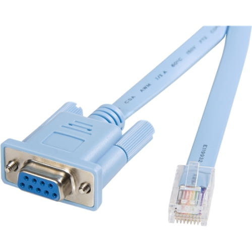 Startech 6' RJ-45 to DB9 Cisco Console Management Router Cable ...