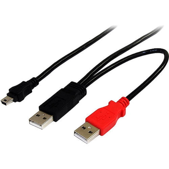 Startech 6' USB Y Cable for External Hard Drive