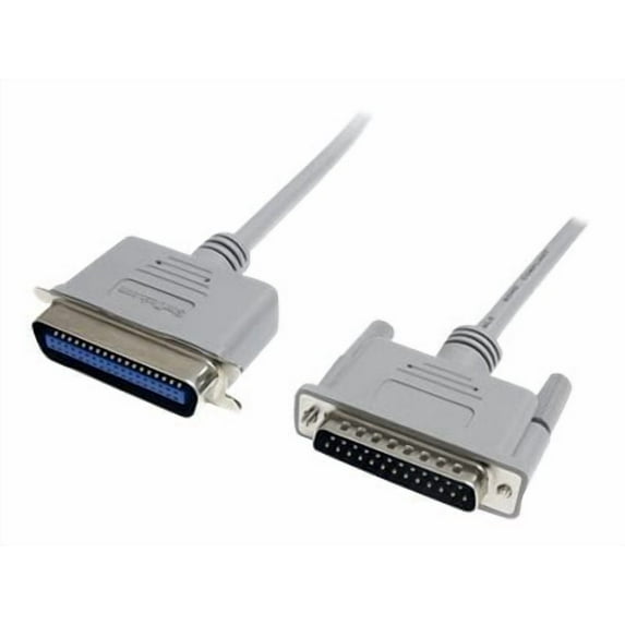 Startech 6 ft DB25 to Centronics 36 Parallel Printer Cable - Printer cable - DB-25 (M) - 36 pin Centronics (M) - 6 ft - Centronics/DB-25 for PC, Printer - 6 ft - 1 x DB-25 Male Parallel, Male Parallel