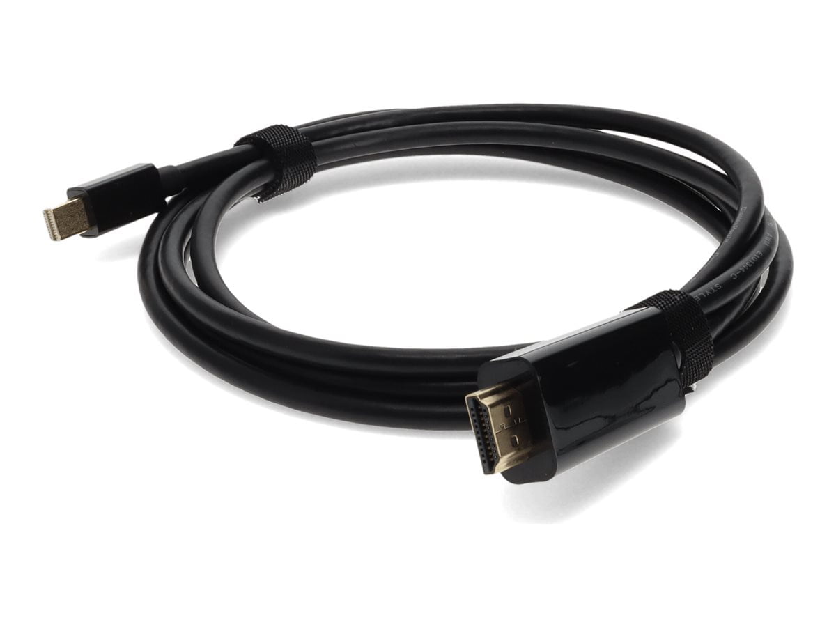 Startech 6 ft Mini DisplayPort to HDMI Cable - M/M - HDMI Male Digital Audio/Video - DisplayPort Male Digital Audio/Video - 6ft - Black