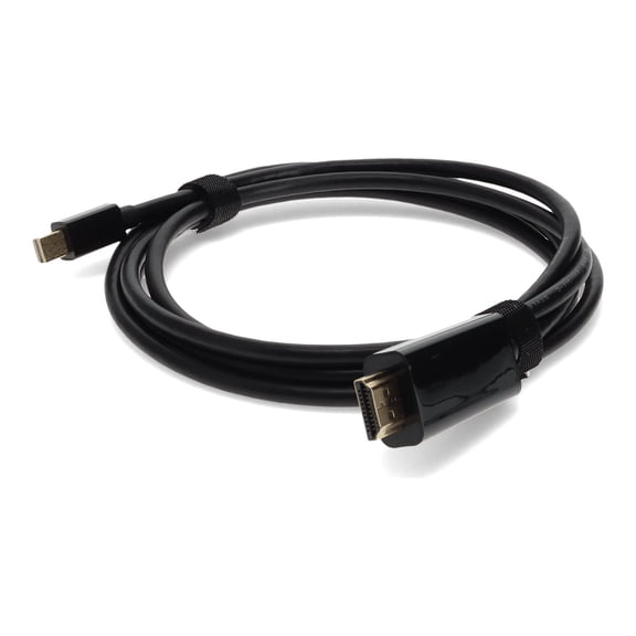 Startech 6 ft Mini DisplayPort to HDMI Cable - M/M - HDMI Male Digital Audio/Video - DisplayPort Male Digital Audio/Video - 6ft - Black