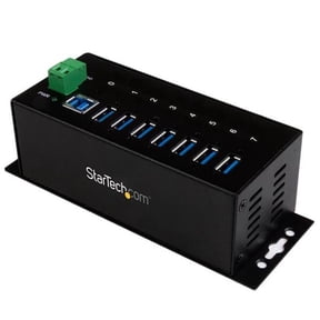 Startech 7-Port Industrial Usb 3 Hub - Esd & Surge Protection - Black