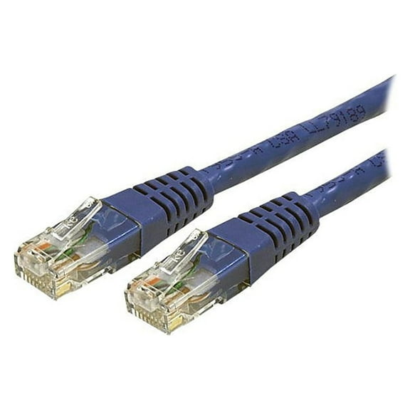 StarTech.com 7ft CAT6 Ethernet Cable, Blue Molded Gigabit, 100W PoE UTP 650MHz, Category 6 Patch Cord UL Certified Wiring/TIA