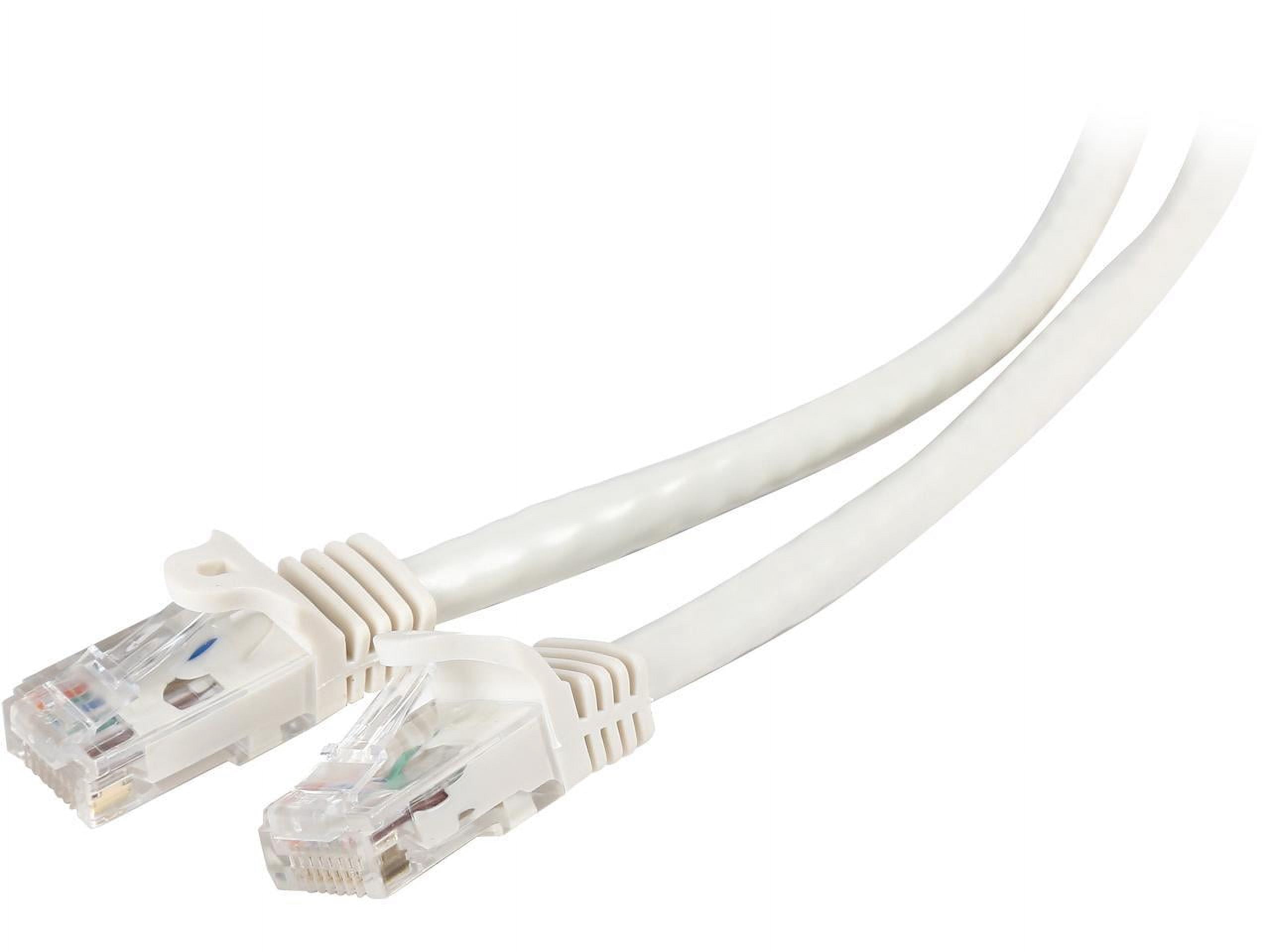 StarTech 75ft CAT6 Ethernet Cable - White CAT 6 Gigabit Ethernet Wire -250Mhz 100W PoE RJ45 UTP Network Patch Cord Snagless with Strain Relief (N6PATCH75WH)