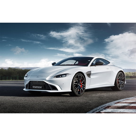 Startech Aston Martin Vantage Sports Car Wall Art Home Decor - 20x30 Inch Laminated Poster - Stunning Detail and Bold Colors