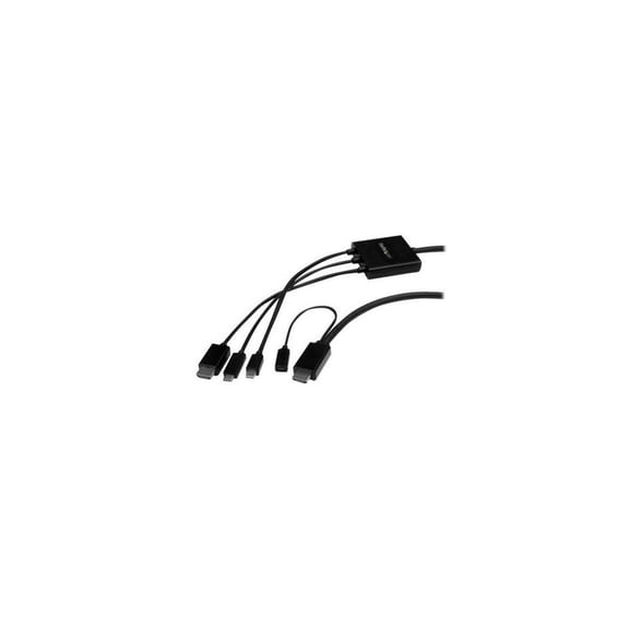 StarTech 2m (6ft) USB-C, HDMI or Mini DisplayPort to HDMI Converter Cable