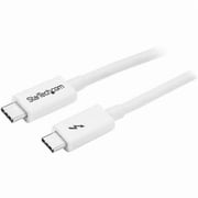 2M Thunderbolt 3 USB C Cable 20Gbps - White