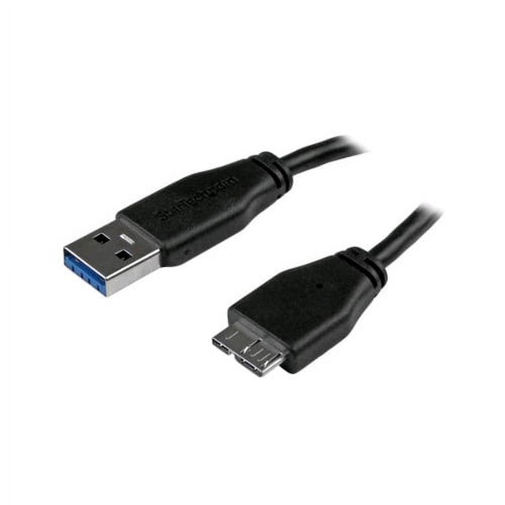 Startech.Com 3m 10ft Slim Usb 3.0 Micro B Cable (USB3AUB3MS) - image 1 of 1