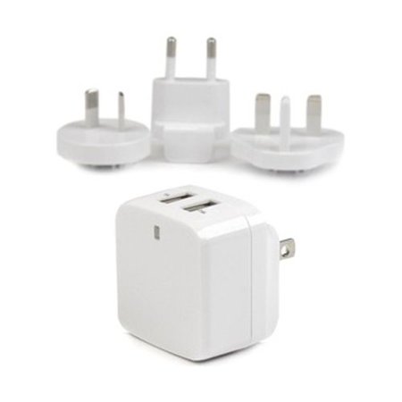 Startech.Com Dual Port Usb Wall Charger 17w / 3.4a (USB2PACWH)