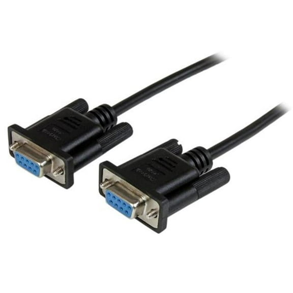 Startech  Connect Your Serial Devices- And Transfer Your Files - Black - 2m DB9 Null Modem Cable