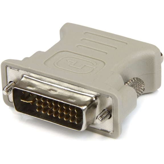 StarTech.com DVI to VGA Cable Adapter - DVI (M) to VGA (F) - 1 Pack - Male DVI to Female VGA (DVIVGAMF), Beige