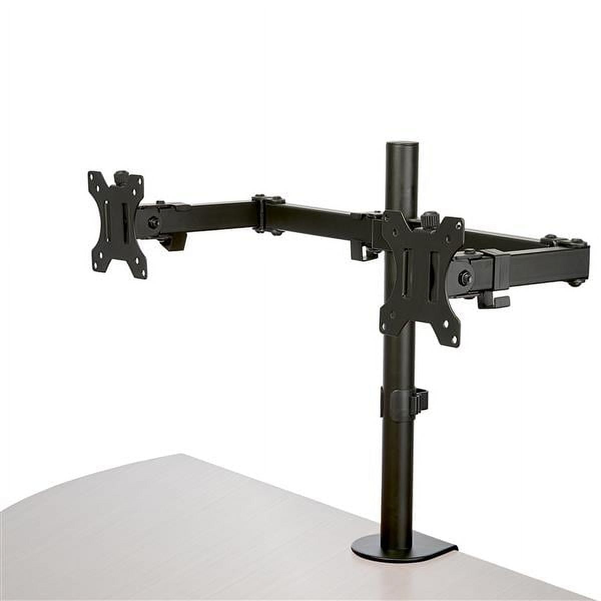 Startech.com Desk Mount Dual Monitor Arm, Desk Clamp / Grommet Vesa Monitor Mount For Up To 32 Inch Displays, Ergonomic Articulating Monitor Arm, Height Adjustable/tilt/swivel/rotating - Space-saving
