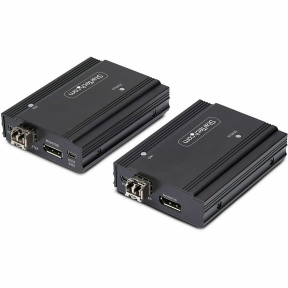 StarTech DisplayPort KVM Console Extender Kit over Fiber Optic, 4K 60Hz
