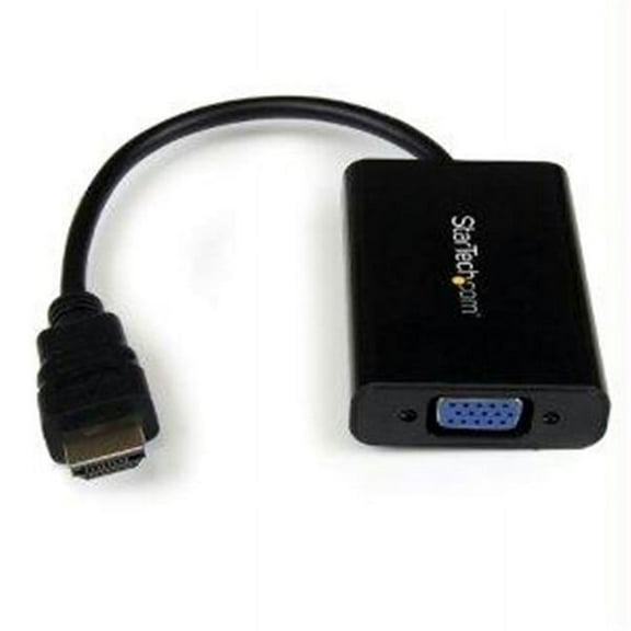Startech  Hdmi To Vga Video Adapter Converter With Audio For Desktop Pc - Laptop - Ultrabo -
