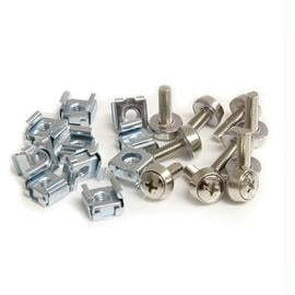 StarTech 100 Pkg M5 Mounting Screws and Cage Nuts for Server Rack Cabinet (CABSCREWM52)
