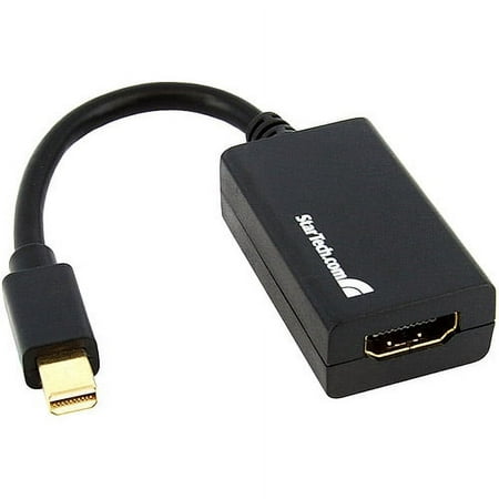 StarTech.com - Mini DisplayPort to HDMI Adapter - 1080p - Thunderbolt Compatible - Mini DP Converter for HDMI Display or Monitor - Black