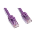 thumbnail image 1 of StarTech 25ft CAT6 Cable - Purple CAT6 Ethernet Cable - Gigabit Ethernet Wire - 250Mhz 100W PoE RJ45 UTP CAT 6 Network Patch Cord Snagless (N6PATCH25PL), 1 of 2
