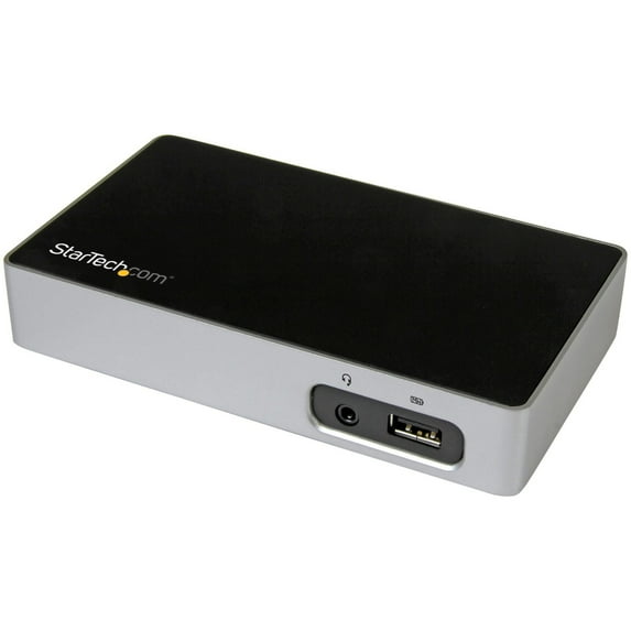 StarTech.com USB 3.0 Docking Station, Compatible with Windows / macOS, Supports a Single 4K Ultra HD DisplayPort Display, USB3VDOCK4DP