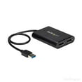 thumbnail image 1 of Startech USB32DP24K60 USB 3.0 to Dual DisplayPort Adapter - 4K 60Hz, 1 of 4