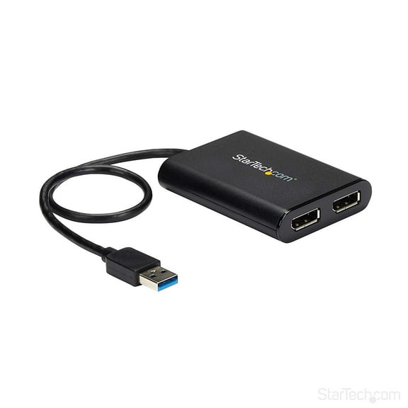 Startech USB32DP24K60 USB 3.0 to Dual DisplayPort Adapter - 4K 60Hz