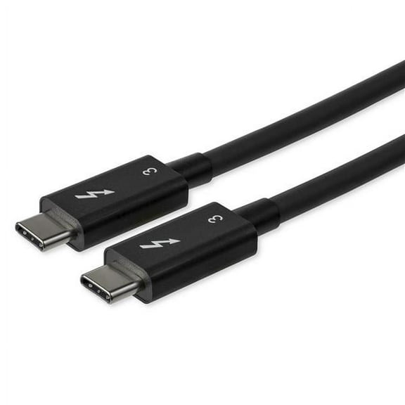 Startech.com 0.8m/2.7ft Thunderbolt 3 To Thunderbolt 3 Cable - 40gbps - Certified Tb3 - C Compatible - Active - 100w Pd (tblt34mm80cm) - Thunderbolt Cable - Type-c (m) To Type-c (m) - Thunderbolt 3