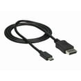 thumbnail image 1 of StarTech.com CDP2DPMM1MB 3.3 ft (1 m) USB-C to DisplayPort Cable - USB Type-C to DP Video Adapter Cable - 4K 60Hz - Black, 1 of 12